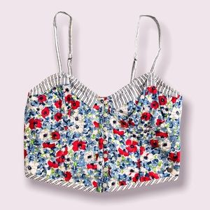 A&F Floral Crop Top